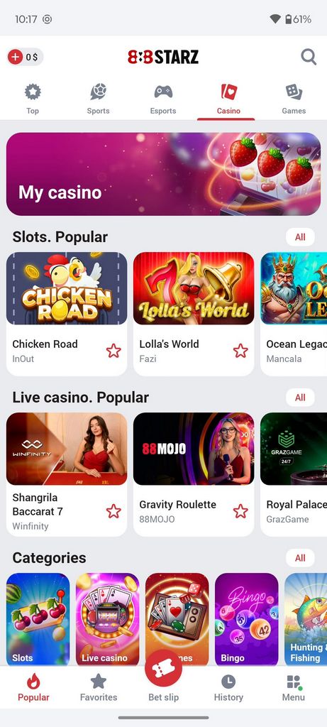888 Starz Online Casino Online